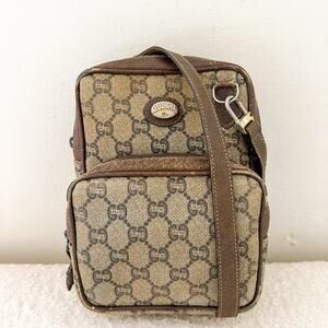 Gucci Brown and Tan Crossbody Bag